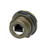 Picture of Cat6, Ruggedized Jam-nut, Zinc-Nickel finish with Grounding Shield