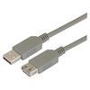 Picture of Deluxe USB Cable Type A Male/Female Extension Cable, 0.75m