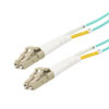 Picture of Fiber Optic Patch Cable LC to LC Duplex 50/125 multimode OM3 LSZH, 3 meter