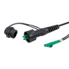 Picture of Outdoor rated SM ODVA to Duplex LC/APC, OSP Jacket 1M Cable Assembly