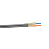 Picture of 1-Meter Interval OM1 MMF 62.5/125 Duplex Fiber Cable 1.6mm OD Slate OFNP