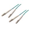 Picture of OM4 50/125  Multimode Fiber Cable, Dual LC / Dual LC, 2.0m