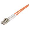 Picture of OM2 50/125, Clipped Fiber Optic Cable, Dual LC / Dual LC, 1.0m