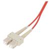 Picture of OM1 62.5/125, Multimode Fiber Cable, Dual SC / Dual SC, Red 2.0m