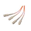 Picture of OM2 50/125, Multimode Fiber Optic Cable, Dual SC / Dual SC, 100.0m