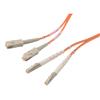 Picture of OM2 50/125, Multimode Fiber Cable, Dual SC / Dual LC, 3.0m