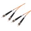 Picture of OM1 62.5/125, Multimode Fiber Cable, Dual ST / Dual ST, Orange 1.0m