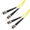Picture of OM1 62.5/125, Multimode Fiber Cable, Dual ST / Dual ST, Yellow 15.0m