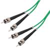 Picture of OM2 50/125, Multimode Fiber Cable, Dual ST / Dual ST, Green 2.0m