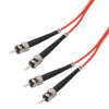 Picture of OM2 50/125, Multimode Fiber Cable, Dual ST / Dual ST, Red 3.0m