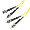 Picture of OM2 50/125, Multimode Fiber Cable, Dual ST / Dual ST, Yellow 2.0m