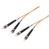 Picture of OM2 50/125, Multimode Fiber Optic Cable, Dual ST / Dual ST, 2.0m