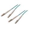 Picture of OM3 50/125, 10 Gig Multimode LSZH Fiber Cable, Dual LC / Dual LC, 4.0m