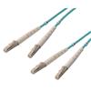 Picture of OM4 50/125, 100 Gig Multimode LSZH Fiber Cable, Dual LC / Dual LC, 1.0m