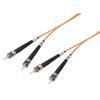 Picture of OM2 50/125 Multimode, LSZH Fiber Cable, Dual ST / Dual ST, 4.0m