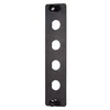 Picture of FSP Sub Panel, Blank Sub Panel with (4) 0.5" D-Hole Openings, Black