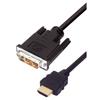 Picture of Premium DVI to HDMI Cable Assembly, HDMI-M/DVI-D Single Link-M 2.0M