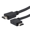 Picture of Premium Ultra High Speed HDMI Cable Supporting 8K60Hz and 48Gbps, Right Angle Right Male-Plug to Straight Male-Plug, PVC Jacket, Black, 2M