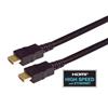 Picture of High Speed HDMI  Cable with Ethernet, Male/ Male, Black Overmold 0.5 M