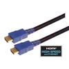 Picture of High Speed HDMI  Cable with Ethernet, Male/ Male, Blue Overmold 0.5 M