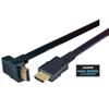 Picture of High Speed HDMI  Cable with Ethernet, Male/ Right Angle Male, Top Exit 2.0 m