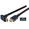 Picture of High Speed HDMI  Cable with Ethernet, Male/ Right Angle Male, Bottom Exit 0.5 M