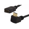 Picture of HDMI A Right Angle Male to HDMI A female Dongle Cable