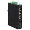 Picture of IES-Series 6 Port Industrial Ethernet Switch 4x RJ45 10/100/1000TX 2x SFP 1000FX
