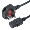 Picture of BS 1363 Type G to C13 International Power Cord - 10 Amp - 2M