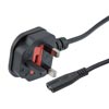 Picture of BS 1363 Type G to C7 International Power Cord - 2.5 Amp - 2M