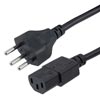 Picture of SEV 6534-2 Type J to C13 International Power Cord - 10 Amp - 2M