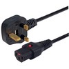 Picture of L-com Locking C13 to BS1363 Power Cord 2m