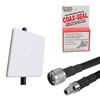 Picture of Helium Miner HD Antenna Upgrade Kit, 9dBi 900MHz Panel w/ N Male to RP-SMA Male, 10ft Low Loss 400 Cable