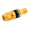 Picture of 2W/5 dB RF Fixed Attenuator, SMA Male to SMA Female Brass Gold Body Up to 3 GHz