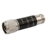 Picture of 2W/4 dB RF Fixed Attenuator, N Male to N Female Brass Nickel Body Up to 3 GHz