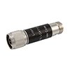 Picture of 2W/20 dB RF Fixed Attenuator, N Male to N Female Brass Nickel Body Up to 3 GHz
