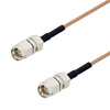 Picture of SMA Male to SMA Male Cable Assembly using RG178 Coax, 1.5 FT