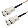Picture of BNC Male to BNC Male Cable Assembly using RG178 Coax, 2 FT