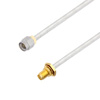 Picture of SMA Male to SMA Female Bulkhead Cable Assembly using LC141TB Coax, 4 FT