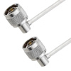 Picture of N Male Right Angle to N Male Right Angle Cable Assembly using LC141TB Coax, 1 FT
