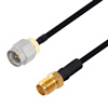 Picture of SMA Male to SMA Female Cable Assembly using LC141TBJ Coax, 1.5 FT