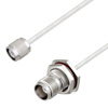 Picture of TNC Male to TNC Female Bulkhead Cable Assembly using LC085TB Coax, 1 FT