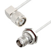 Picture of TNC Male Right Angle to TNC Female Bulkhead Cable Assembly using LC085TB Coax, 1.5 FT