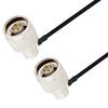 Picture of N Male Right Angle to N Male Right Angle Cable Assembly using LC085TBJ Coax, 10 FT