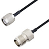 Picture of TNC Male to TNC Female Cable Assembly using LC085TBJ Coax, 1.5 FT