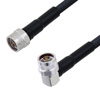 Picture of Low Loss N Male to N Male Right Angle Cable Assembly using LMR-400-DB Coax, 10 FT with Times Microwave Components