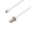 Picture of SMA Male to N Female Bulkhead Cable Assembly using LC141TB Coax, 1.5 FT