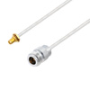 Picture of N Female to SMA Female Bulkhead Cable Assembly using LC141TB Coax, 1.5 FT