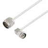 Picture of N Male to TNC Male Right Angle Cable Assembly using LC141TB Coax, 1.5 FT