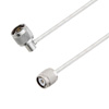 Picture of N Male Right Angle to TNC Male Cable Assembly using LC141TB Coax, 1.5 FT